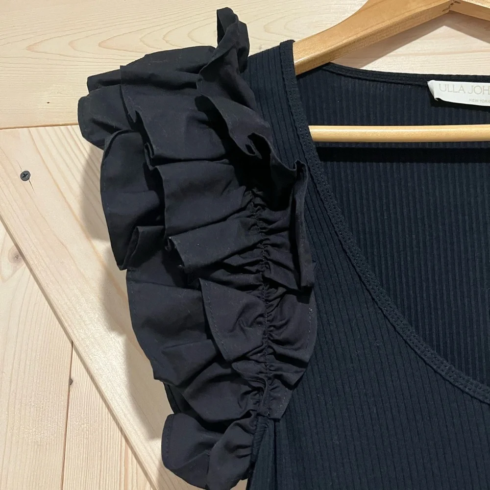 NWT Ulla Johnson Hanna Dress in Noir, Size 6 - Picture 6 of 13